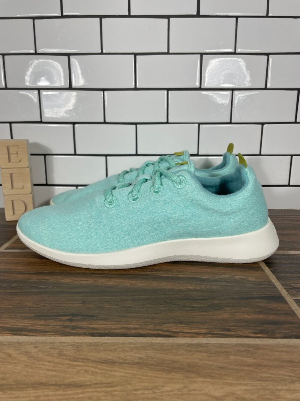 allbirds Wool Runner Shoes Womens Size 11 Buoyant Mint Blizzard Low Sneakers